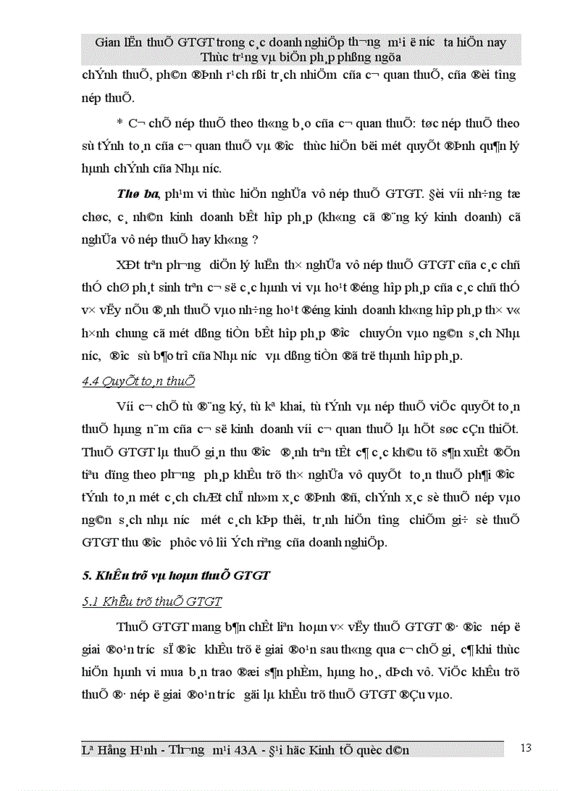 image for page Gian lận thuế GTGT trong các doanh nghiệp thương mại ở Việt Nam hiện nay và biện pháp phòng ngừa