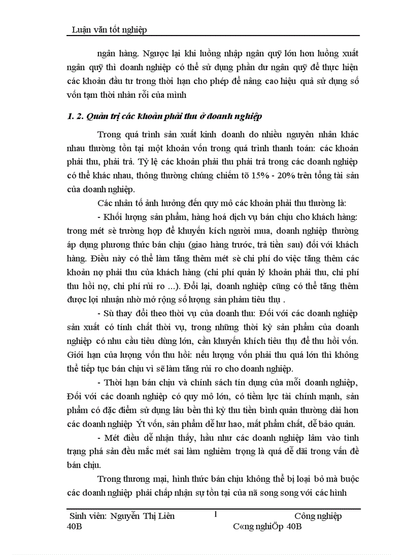 image for page Thực trạng và một số biện pháp nâng cao hiệu quả sử dụng vốn lưu động ở Công ty Dụng cụ Cắt và Đo lường Cơ khí 1