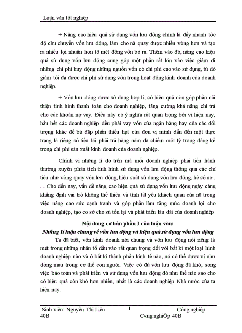 image for page Thực trạng và một số biện pháp nâng cao hiệu quả sử dụng vốn lưu động ở Công ty Dụng cụ Cắt và Đo lường Cơ khí 1