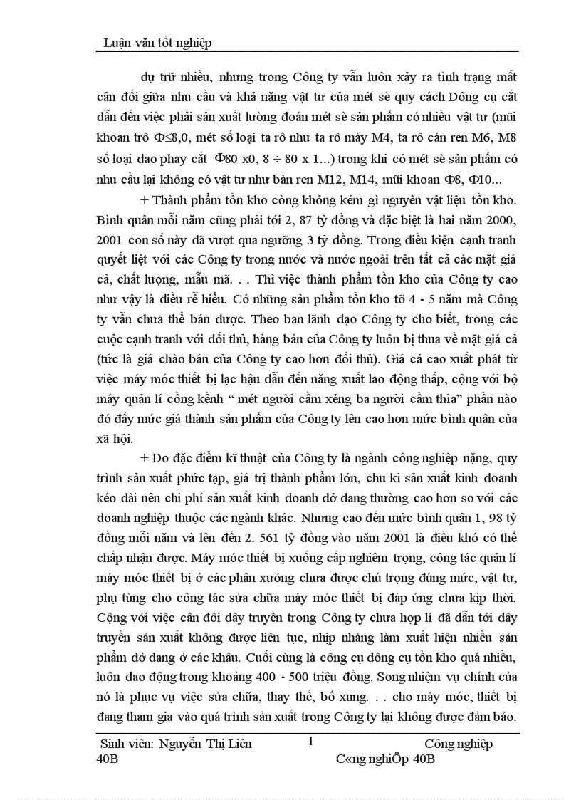 image for page Thực trạng và một số biện pháp nâng cao hiệu quả sử dụng vốn lưu động ở Công ty Dụng cụ Cắt và Đo lường Cơ khí 1