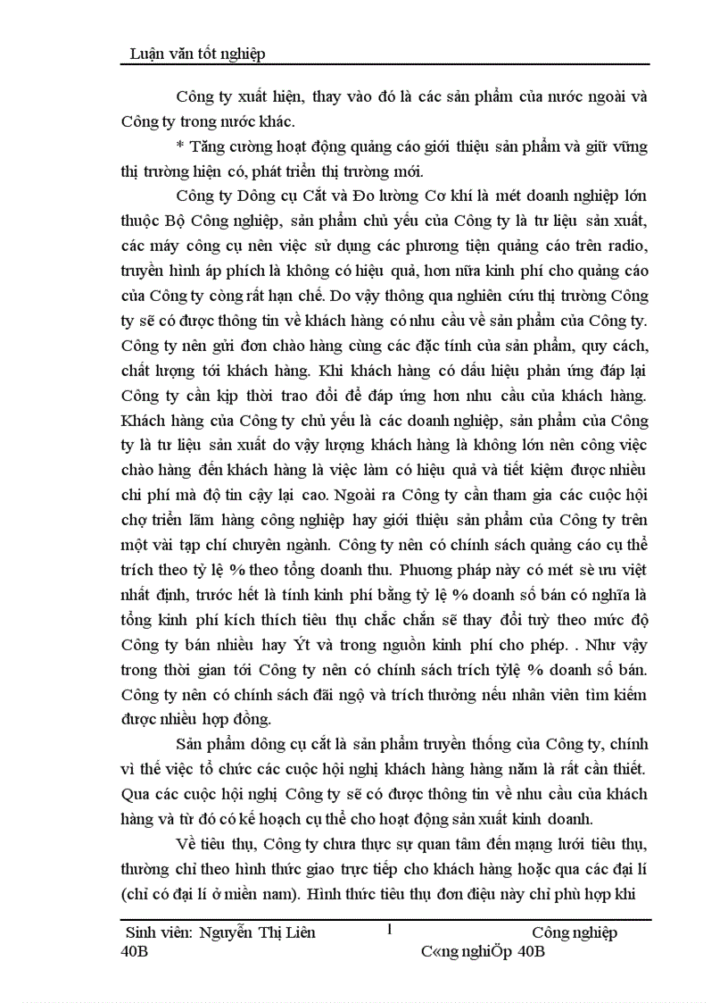 image for page Thực trạng và một số biện pháp nâng cao hiệu quả sử dụng vốn lưu động ở Công ty Dụng cụ Cắt và Đo lường Cơ khí 1