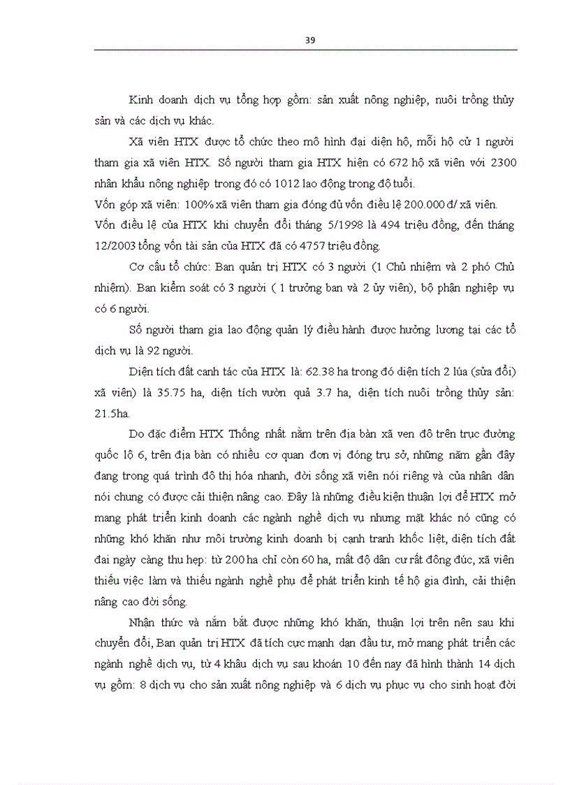 image for page Đổi mới và phát triển HTX NN ở huyện Gia lâm theo luật HTX năm 2003
