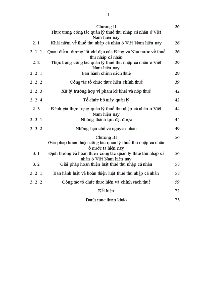 image for page Hoàn thiện công tác quản lý thuế thu nhập cá nhân ở Việt Nam hiện nay