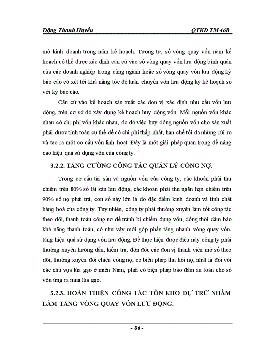 image for page Thực trạng và một số giải pháp nâng cao hiệu quả sử dụng vốn tại Công ty cổ phần lương thực Hà Sơn Bình 1