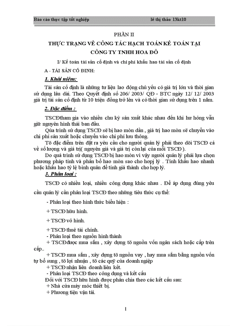 image for page Hoàn thiện công tác hạch toán kế toán tại Công ty TNHH Hoa Đô