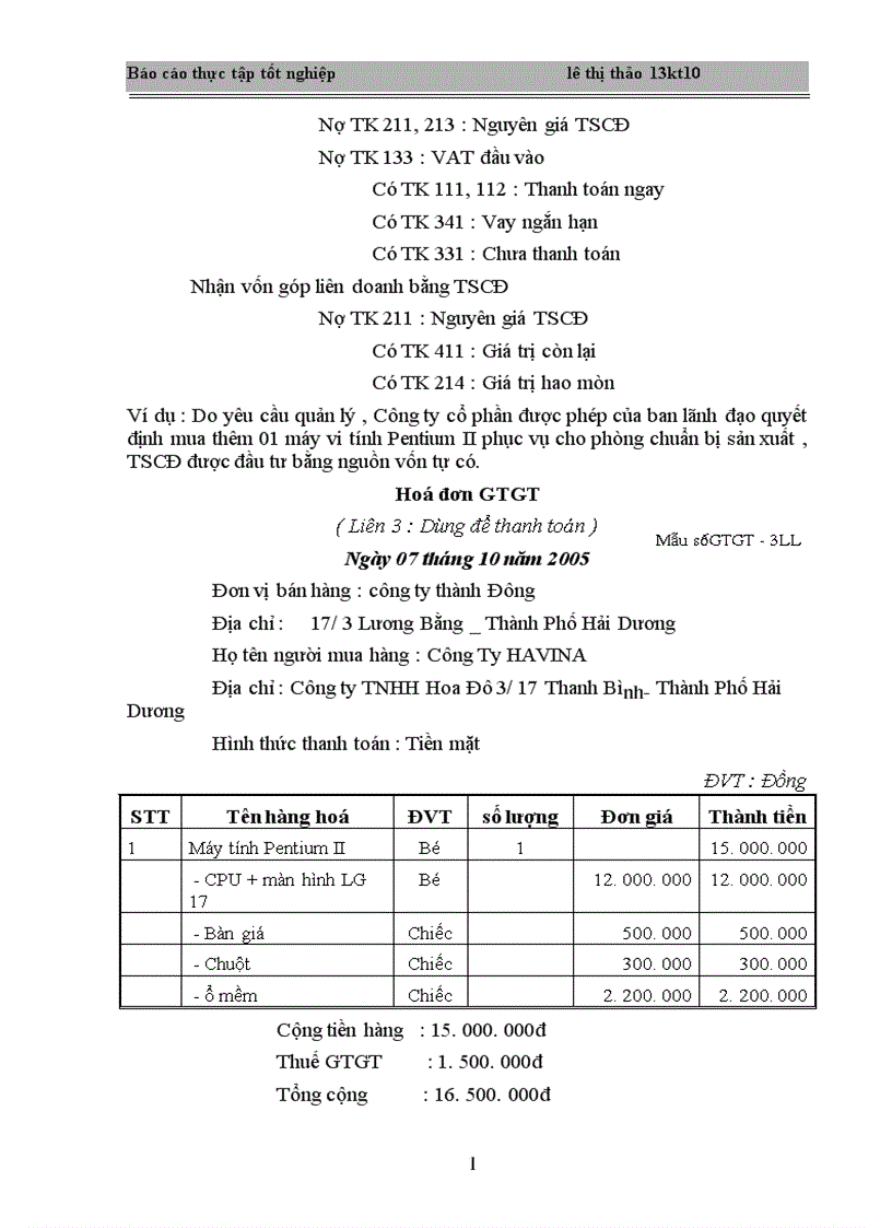image for page Hoàn thiện công tác hạch toán kế toán tại Công ty TNHH Hoa Đô