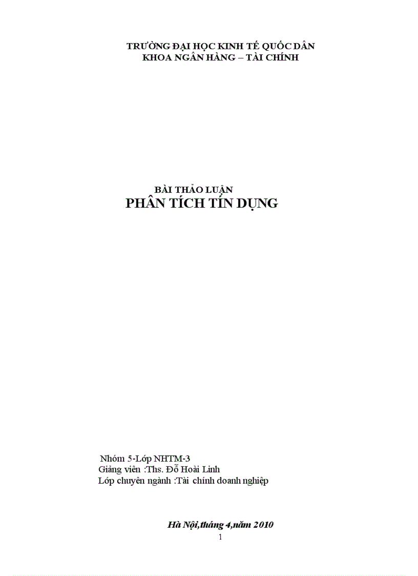 image for page thực trạng phân tích tín dụng chung của các nhtm