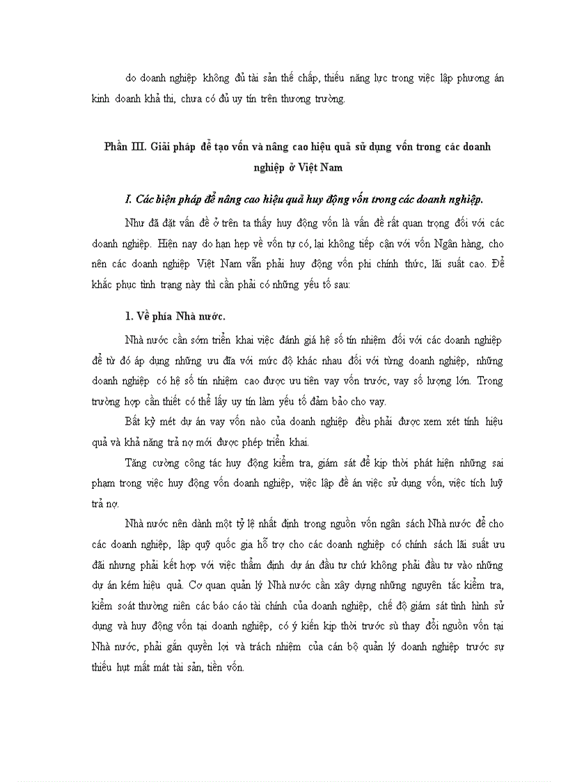 image for page Vốn và vấn đề sử dụng vốn có hiệu quả của các doanh nghiệp khi chuyển sang kinh tế thị trường ở nước ta
