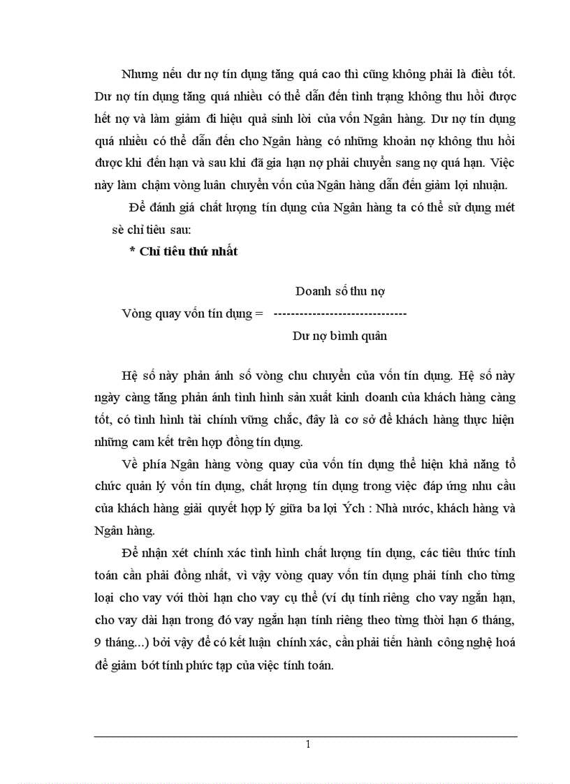 image for page Chất lượng tín dụng ngân hàng hiện trạng và giải pháp nâng cao chất lượng tín dụng tại NHTMCP Eximbank Hà Nội 1