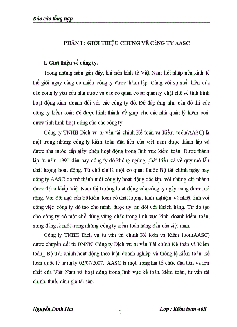 image for page Báo cáo thực tập tổng hợp của công ty trách nhiệm hữu hạn dịch vụ tư vấn tài chính kể toán và kiểm toán