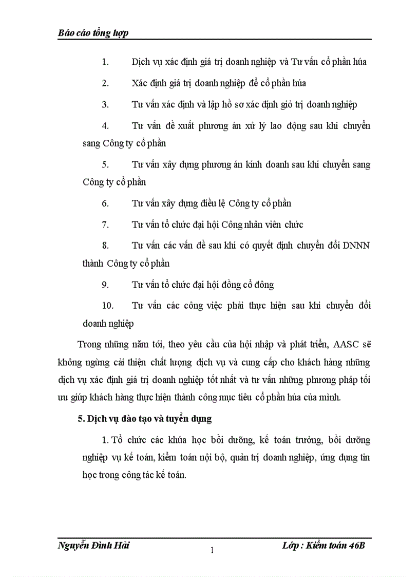 image for page Báo cáo thực tập tổng hợp của công ty trách nhiệm hữu hạn dịch vụ tư vấn tài chính kể toán và kiểm toán