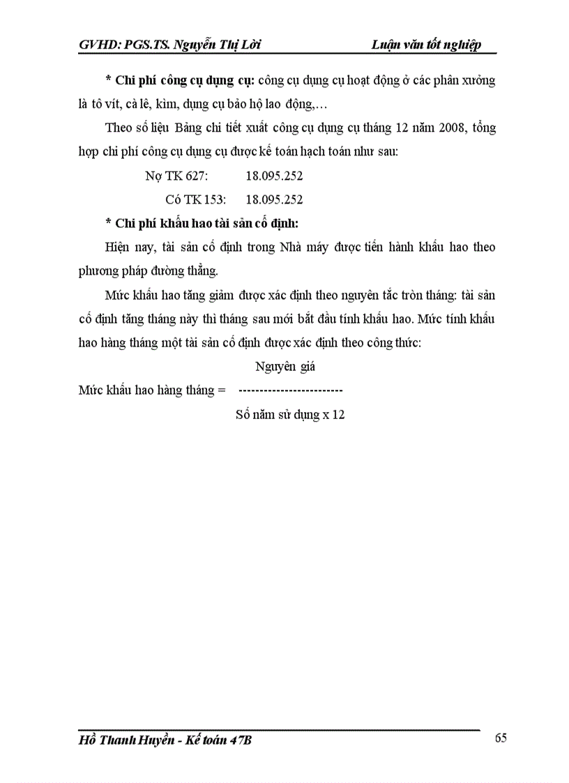 image for page Kế toán tập hợp chi phí sản xuất và tính giá thành sản phẩm tại Nhà máy chế tạo phụ tùng ô tô xe máy DETECH 1