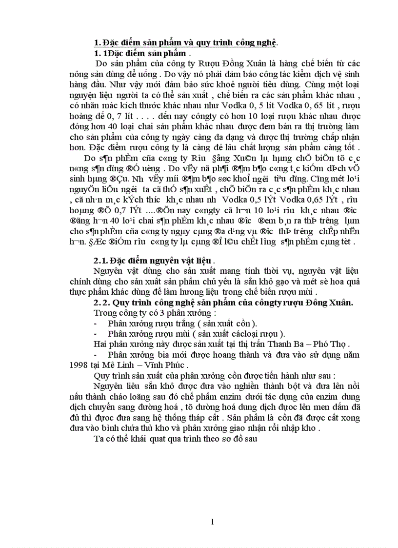 Tổng quát tình hình hình thành và phát triển của công ty Rượu Đồng Xuân