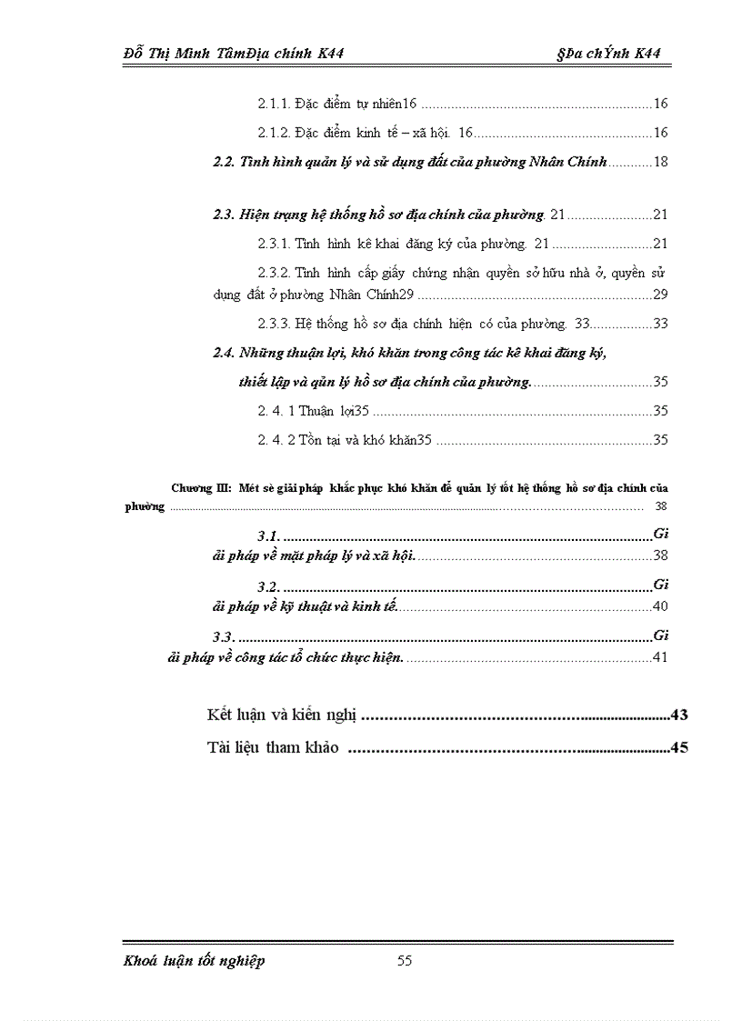 image for page Đánh giá tình hình kê khai đăng ký đất đai và quản lý hệ thống hồ sơ địa chính trên địa bàn phường Nhân Chính quận Thanh Xuân Hà Nội 1