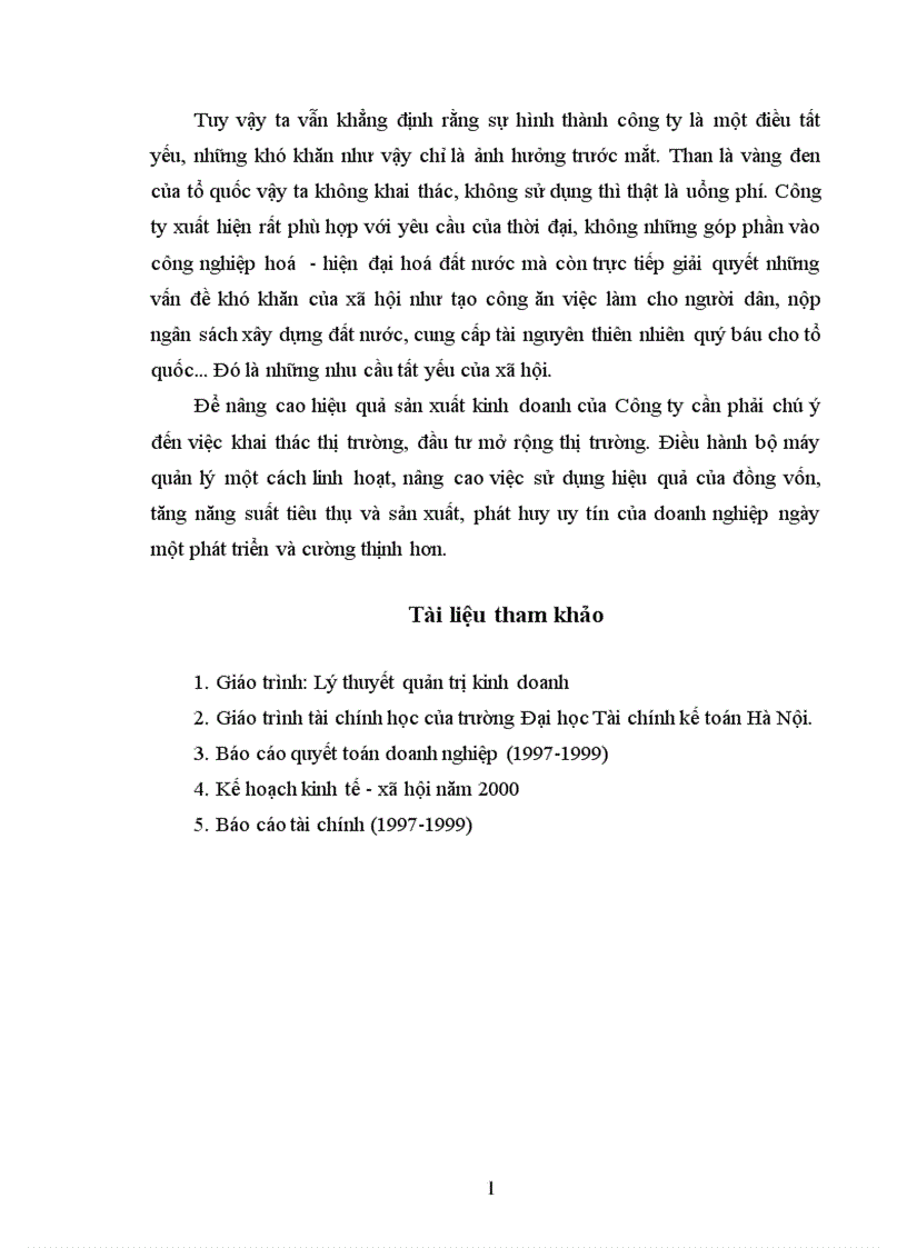 image for page Đánh giá hiệu quả sản xuất kinh doanh ở Công ty than Mạo Khê 1