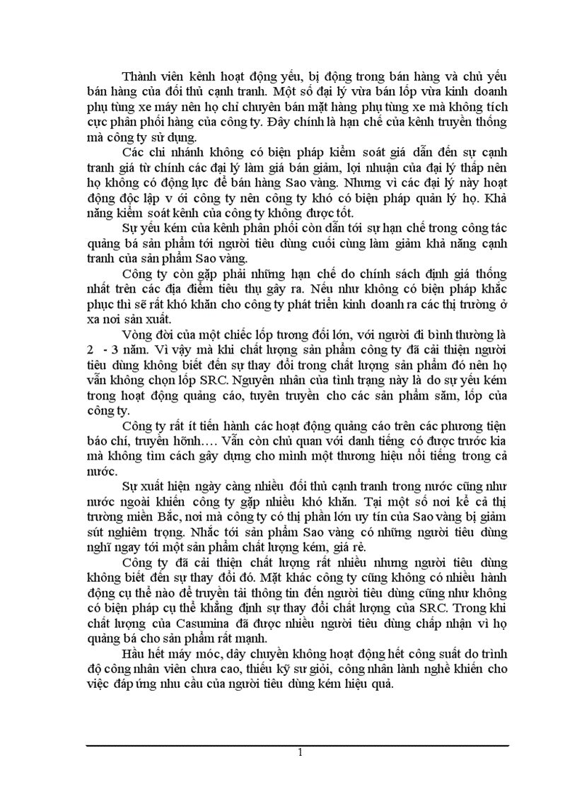 image for page Phân tích thị trường và các giải pháp marketing nhằm thỏa mãn nhu cầu và mong muốn của khách hàng về sản phẩm săm lốp xe máy Công ty Cao su Sao vàng 1