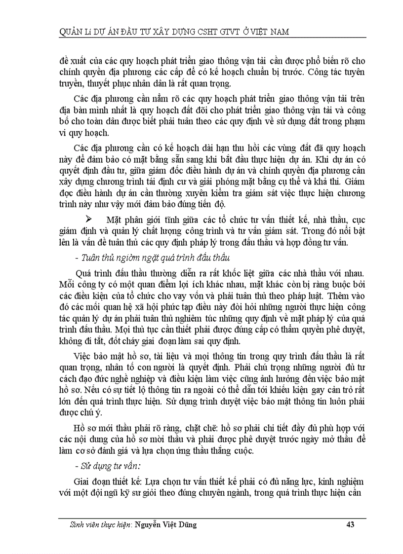 image for page Quản lý dự án đầu tư xây dựng CSHT GTVT ở Việt Nam 1