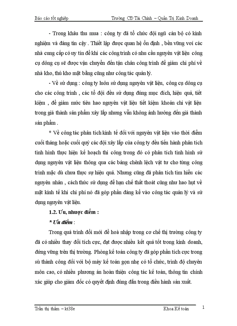 image for page Kế toán Nguyên vật liệu Công cụ dụng cụ Tại Công ty Cổ Phần Xây Lắp Điện Công Nghiệp 1