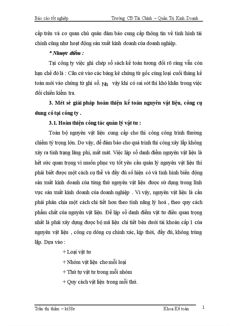 image for page Kế toán Nguyên vật liệu Công cụ dụng cụ Tại Công ty Cổ Phần Xây Lắp Điện Công Nghiệp 1