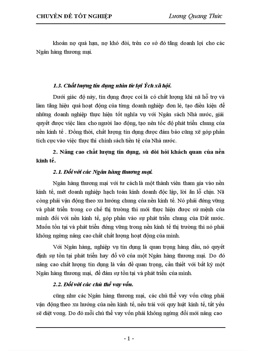 image for page Giải pháp nâng cao chất lượng tín dụng tại Ngân hàng nông nghiệp và phát triển nông thôn tỉnh Hưng Yên 1
