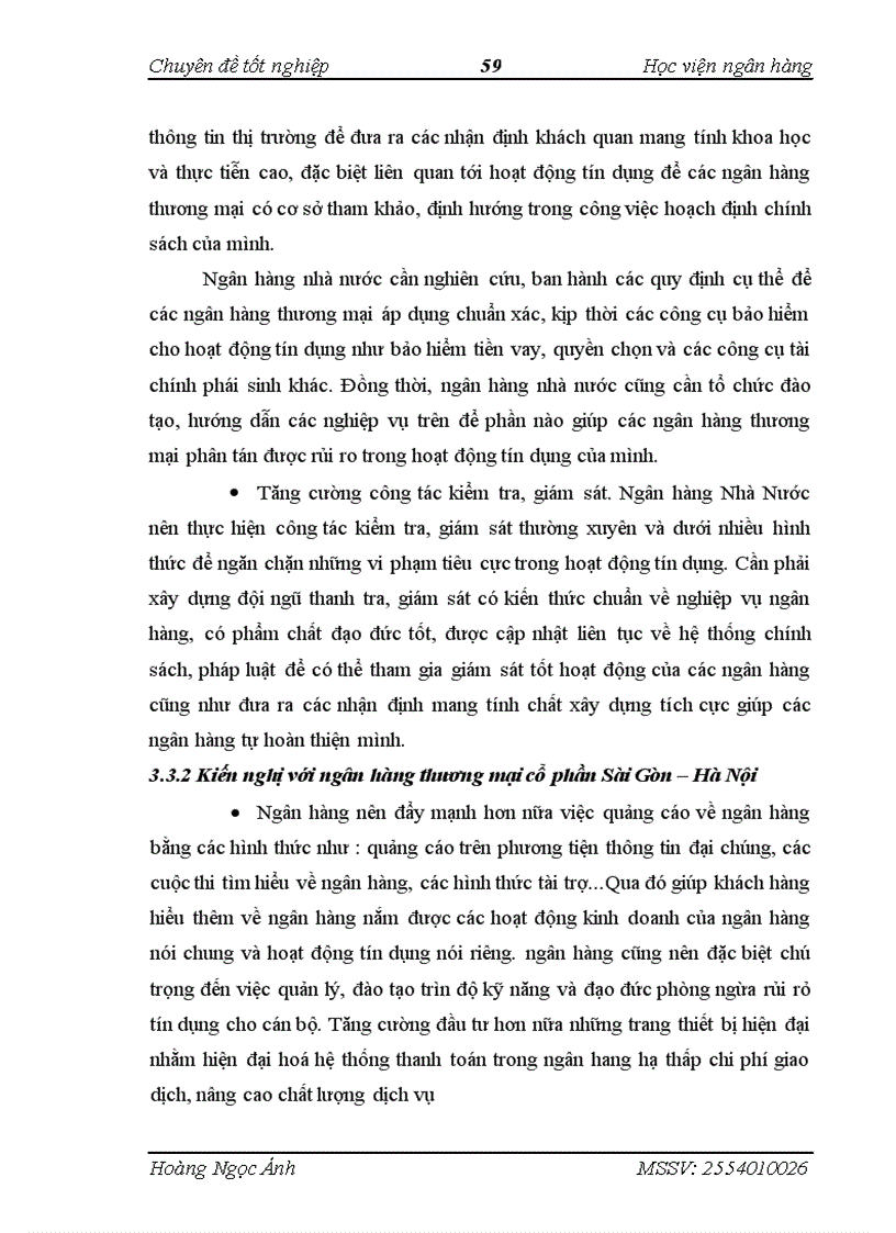 image for page Giải pháp phòng ngừa và hạn chế rủi ro tín dụng tại ngân hàng TMCP Sài Gòn Hà Nội