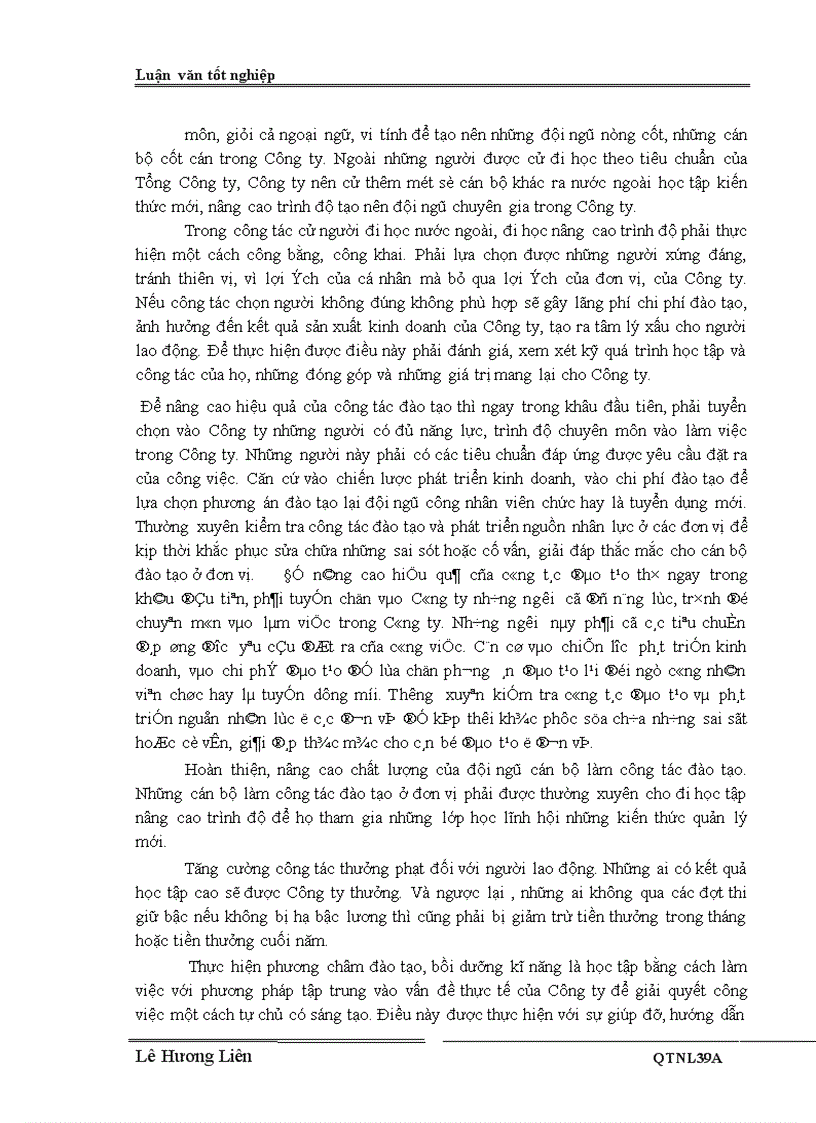 image for page Một số giải pháp nâng cao hiệu quả của công tác đào tạo và phát triển nguồn nhân lực ở Công ty Truyền tải điện 1 1