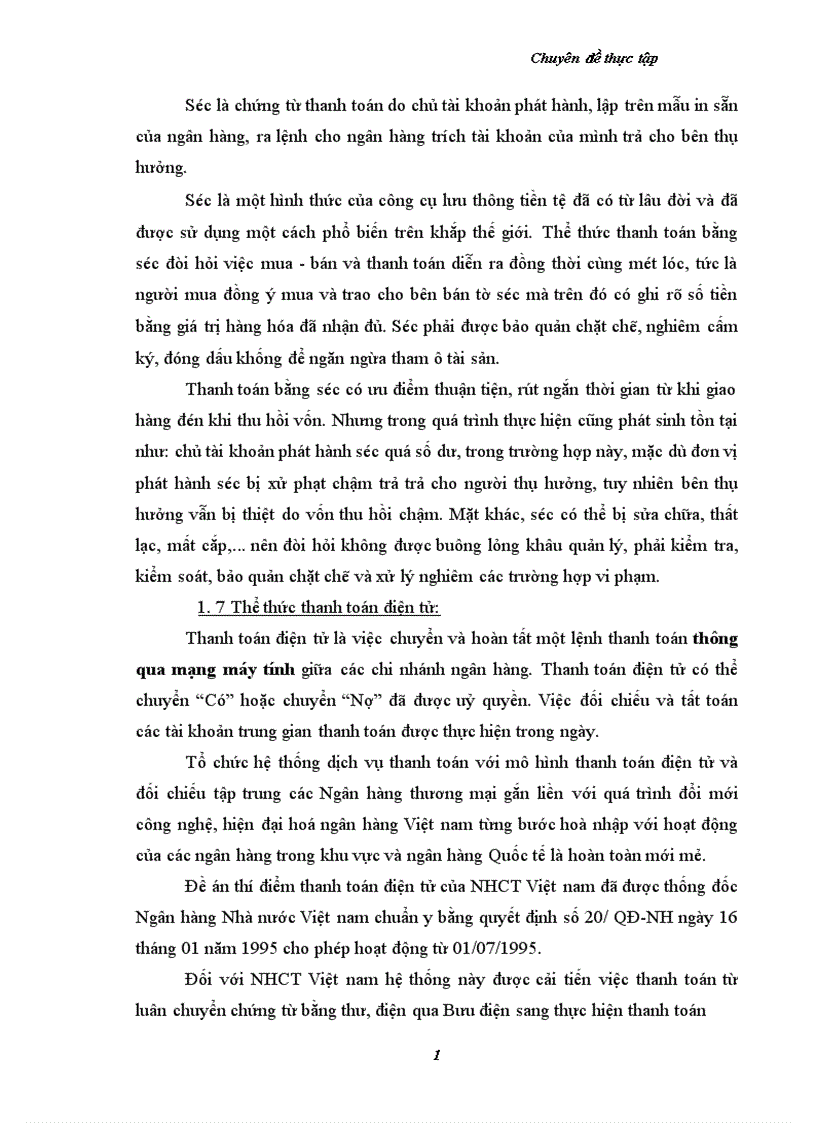 image for page một số vấn đề nhằm hoàn thiện và phát triển tác thanh toán không dùng tiền mặt tại chi nhánh ngân hàng Công thương KVII HBT Hà Nội 1