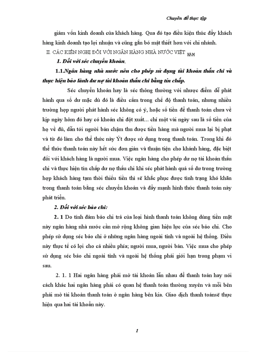 image for page một số vấn đề nhằm hoàn thiện và phát triển tác thanh toán không dùng tiền mặt tại chi nhánh ngân hàng Công thương KVII HBT Hà Nội 1