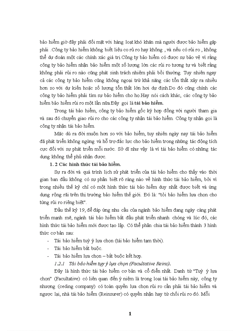 image for page Quá trình thực hiện tái bảo hiểm xây dựng lắp đặt tại Tổng công ty cổ phần tái bảo hiểm quốc gia Việt Nam giai đoạn 2005 2009