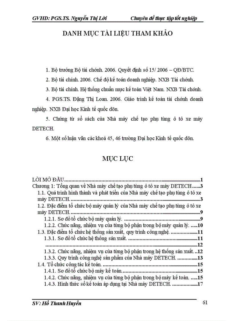 image for page Kế toán tập hợp chi phí sản xuất và tính giá thành sản phẩm tại Nhà máy chế tạo phụ tùng ô tô xe máy DETECH 1