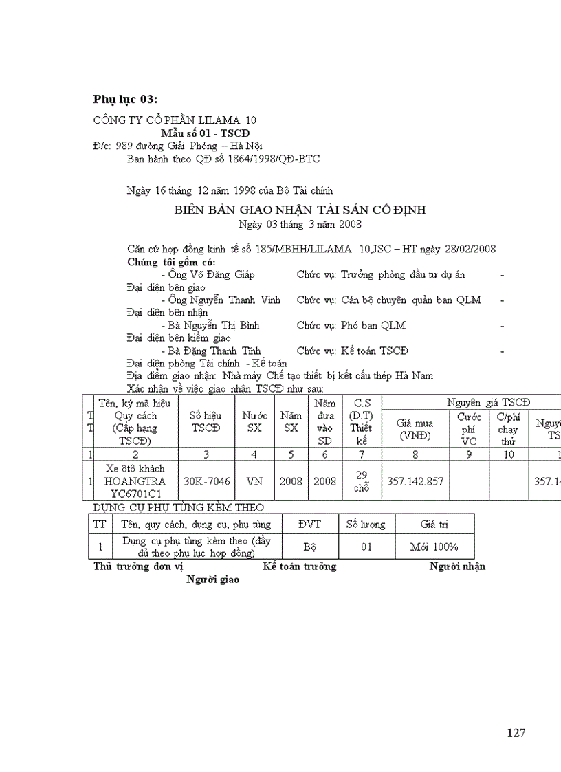 image for page Hoàn thiện kế toán tài sản cố định hữu hình tại Công ty Cổ phần LILAMA 10 1