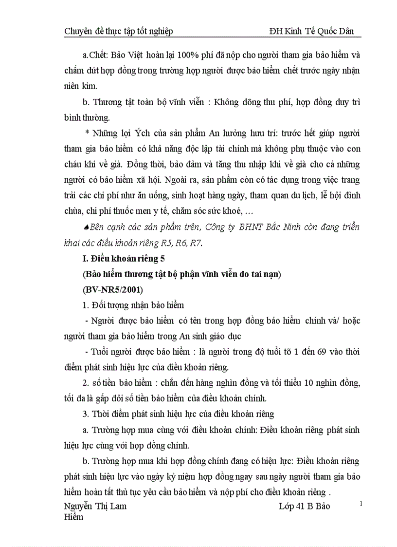 image for page Một số kiến nghị nhằm nâng cao kết quả triển khai sản phẩm bảo hiểm nhân thọ tại công ty BHNT Bắc Ninh