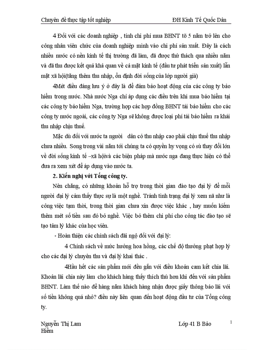 image for page Một số kiến nghị nhằm nâng cao kết quả triển khai sản phẩm bảo hiểm nhân thọ tại công ty BHNT Bắc Ninh