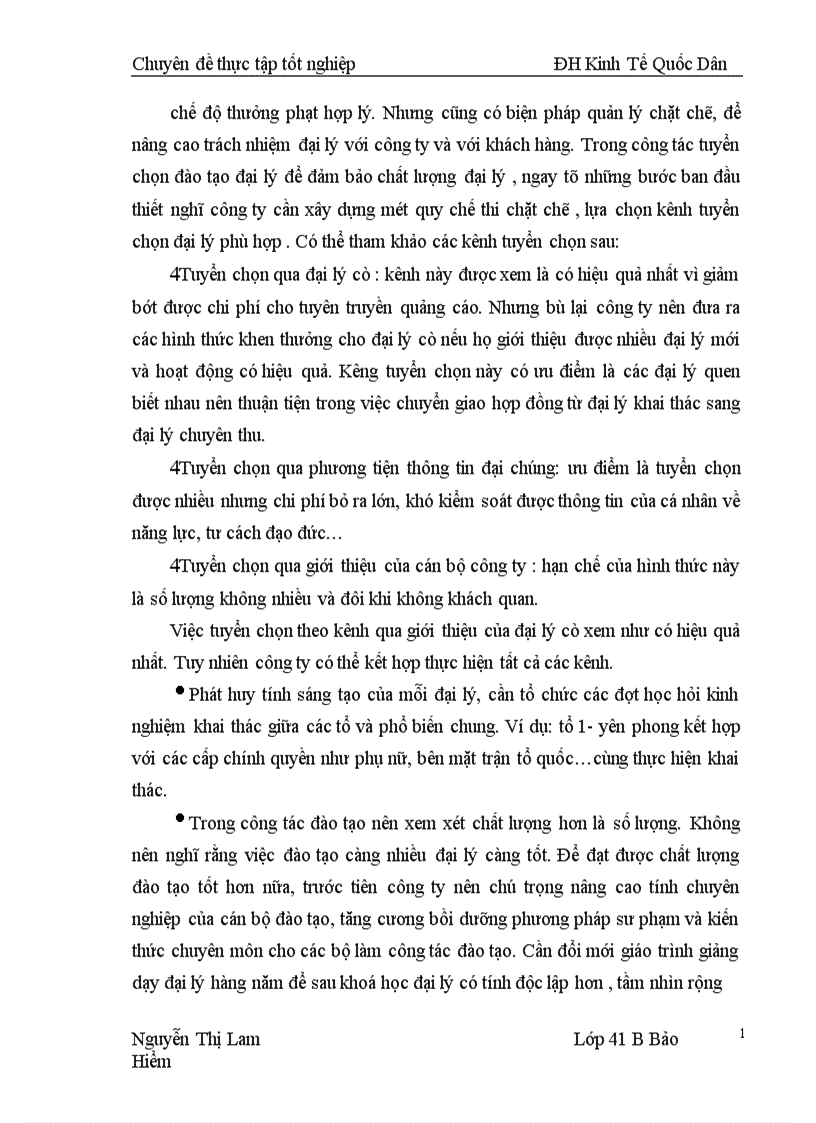 image for page Một số kiến nghị nhằm nâng cao kết quả triển khai sản phẩm bảo hiểm nhân thọ tại công ty BHNT Bắc Ninh