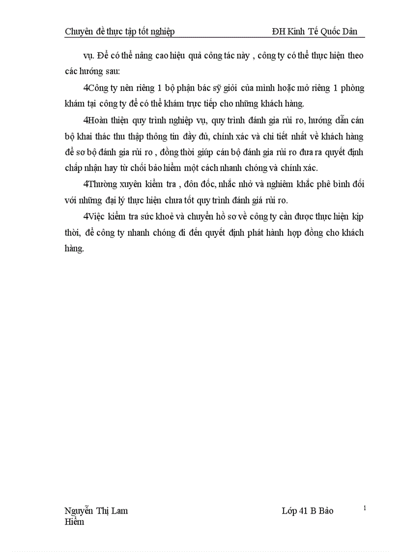 image for page Một số kiến nghị nhằm nâng cao kết quả triển khai sản phẩm bảo hiểm nhân thọ tại công ty BHNT Bắc Ninh