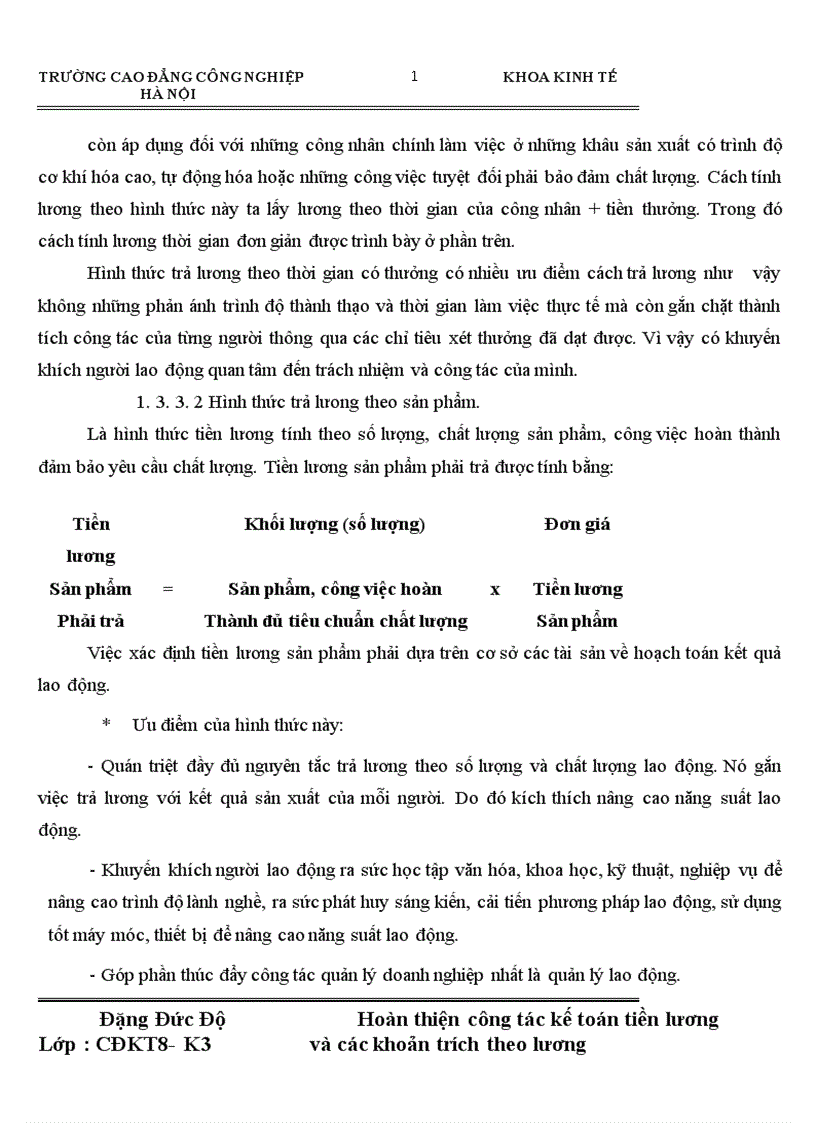 image for page Hoàn thiện công tác kế toán tiền lương và các khoản trích theo lương tập tại Công ty Cổ Phần khách sạn Du Lịch Sông Nhuệ 1