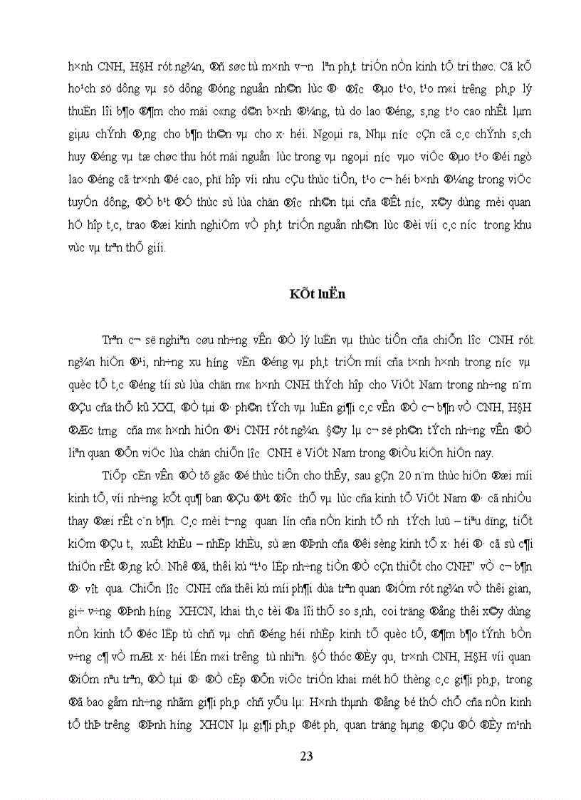 image for page Điều kiện và giải pháp thực hiện con đường CNH rút ngắn hiện đại ở Việt Nam 1