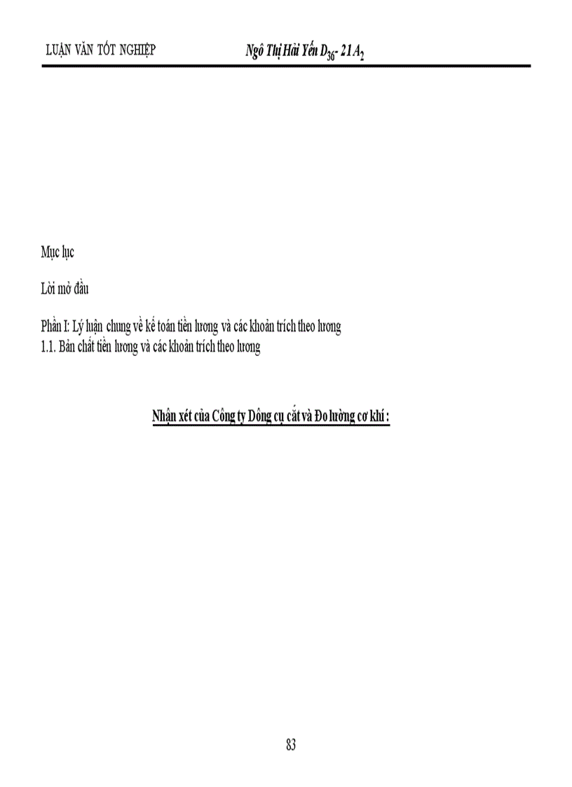 image for page Tổ chức hạch toán tiền lương và các khoản trích theo lương ở Công ty Dụng cụ cắt và Đo lường cơ khí