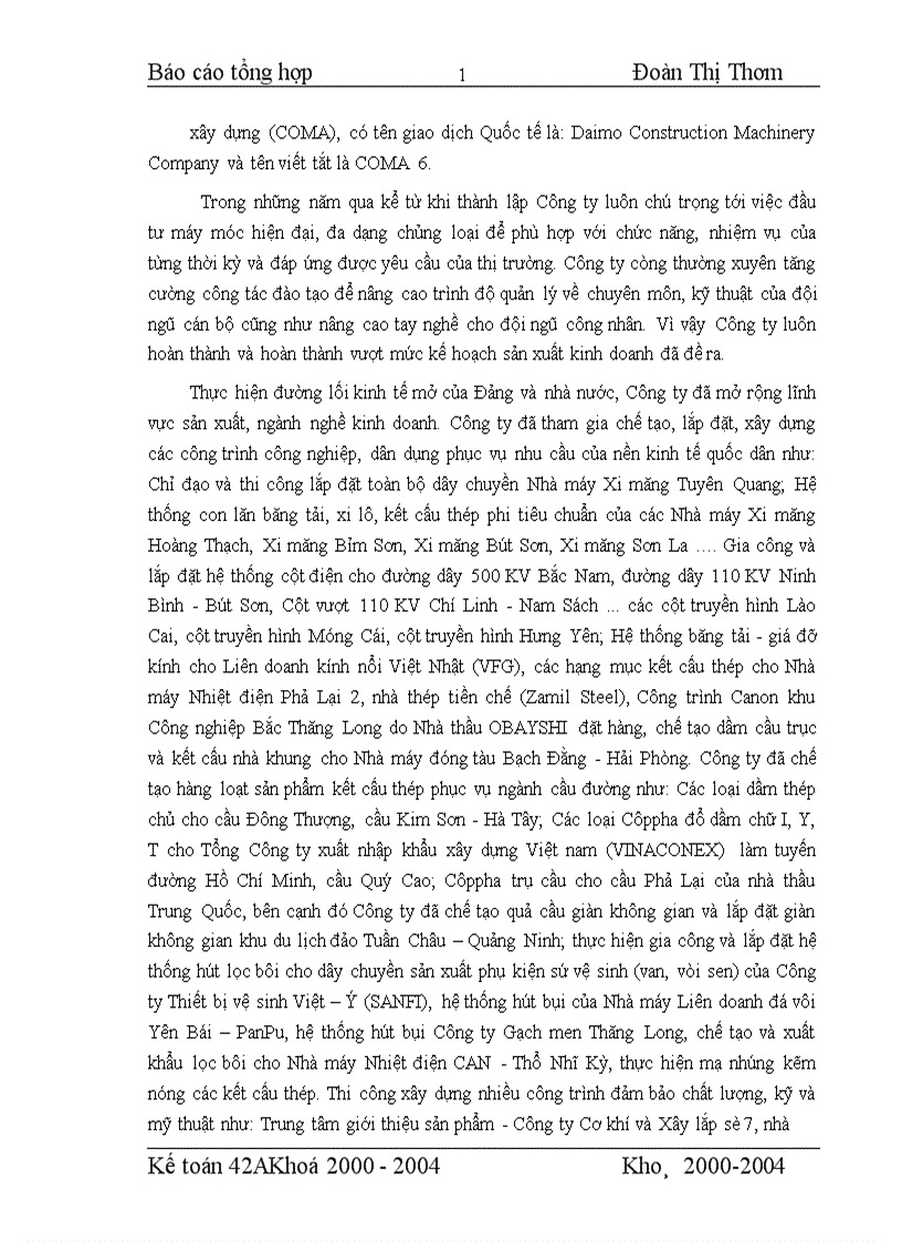 image for page Đánh giá khái quát tổ chức hạch toán kế toán tại Công ty cơ khí xây dựng Đại Mỗ