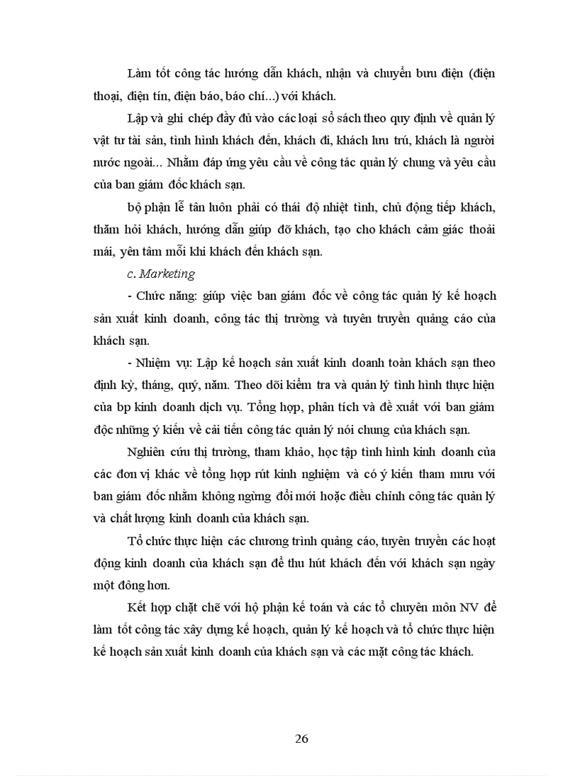 image for page Nghiệp vụ phục vụ buồng tại khách sạn Hanội Horison