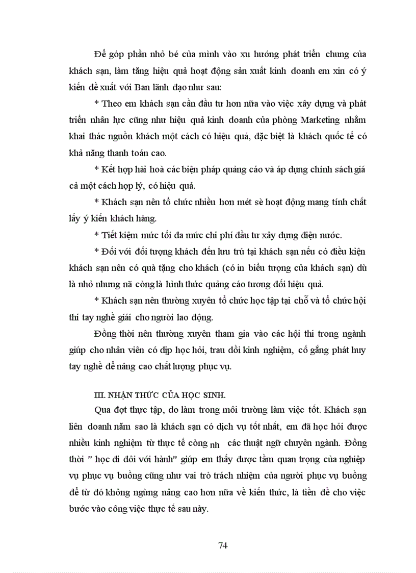 image for page Nghiệp vụ phục vụ buồng tại khách sạn Hanội Horison