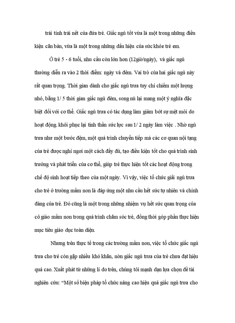 image for page một số biện pháp tổ chức nâng cao hiệu quả giấc ngủ trưa cho trẻ 5 6 tuổi ở trường mầm non Sunflower Hai Bà Trưng Hà nội