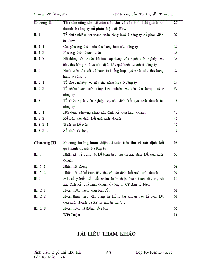 image for page Hoàn thiện kế toán tiêu thụ xác định kết quả kinh doanh tại Công ty Cổ phần điện tử New 1