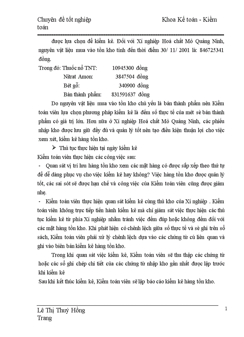 image for page Hoàn thiện kiểm toán chu trình mua hàng và thanh toán trong Kiểm toán Báo cáo tài chính do Phòng Kiểm toán nội bộ thực hiện tại Công ty Hoá Chất Mỏ 1