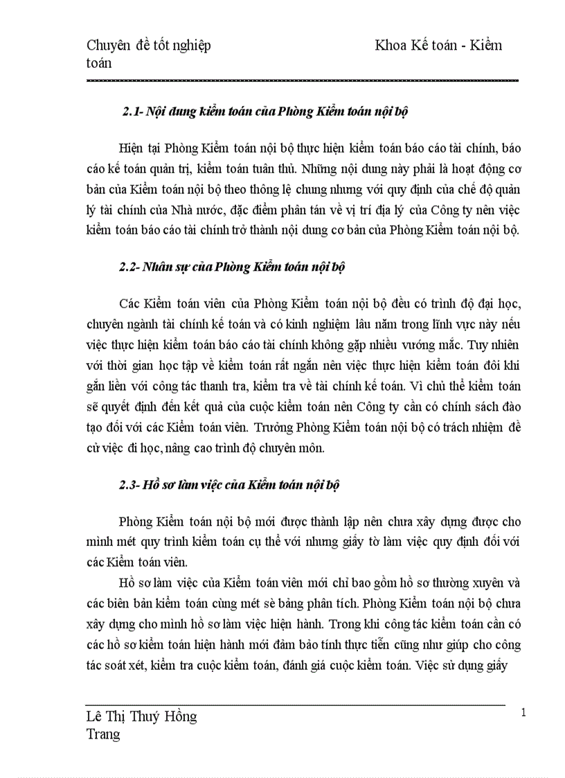 image for page Hoàn thiện kiểm toán chu trình mua hàng và thanh toán trong Kiểm toán Báo cáo tài chính do Phòng Kiểm toán nội bộ thực hiện tại Công ty Hoá Chất Mỏ 1
