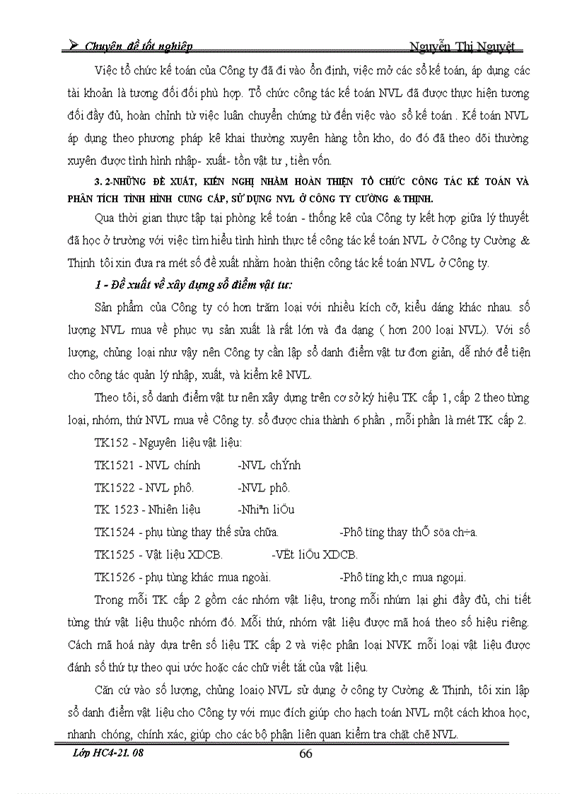 image for page Tổ chức kế toán nguyên vật liệu và phân tích tình hình cung cấp sử dụng nguyên vật liệu ở công ty Cường Thịnh 1