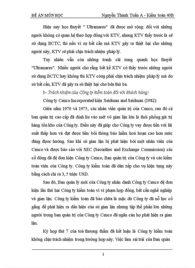 image for page Trách nhiệm pháp lý của kiểm toán viên và Công ty kiểm toán đối với báo cáo kiểm toán 1