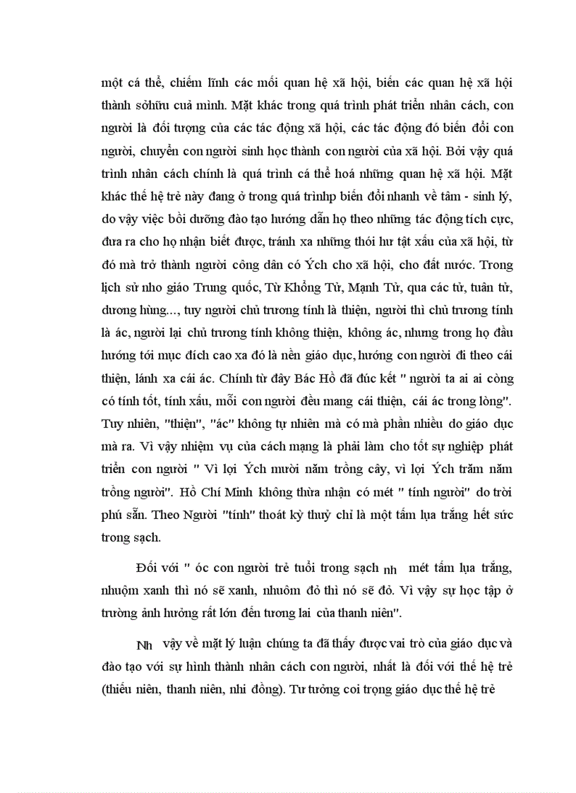 image for page Bồi dưỡng thế hệ cách mạng cho đời sau là việc rất quan trọng và cần thiết