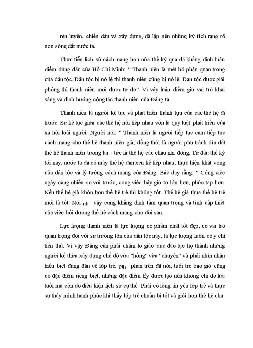 image for page Bồi dưỡng thế hệ cách mạng cho đời sau là việc rất quan trọng và cần thiết