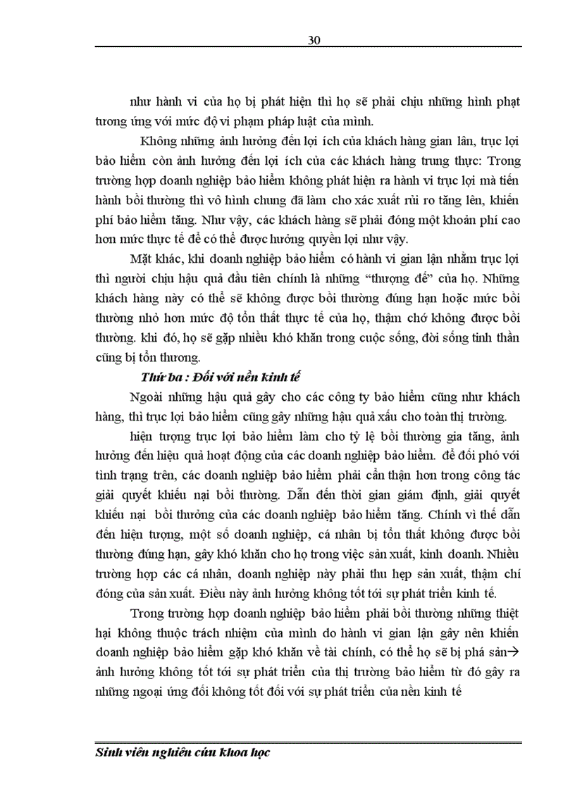 image for page Bàn về trục lợi trong kinh doanh bảo hiểm